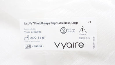 Vyaire Airlife Phototherapy Disposable Nest, Large